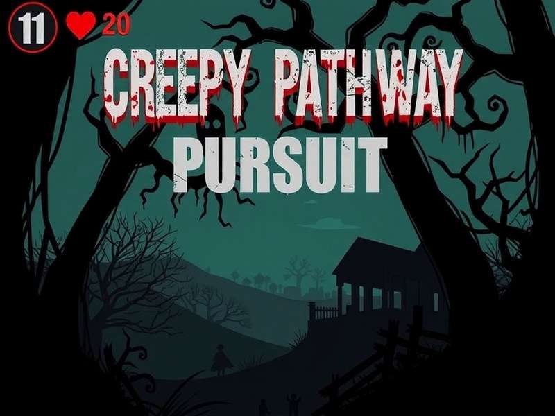 Creepy Pathway Pursuit gameplay screenshot